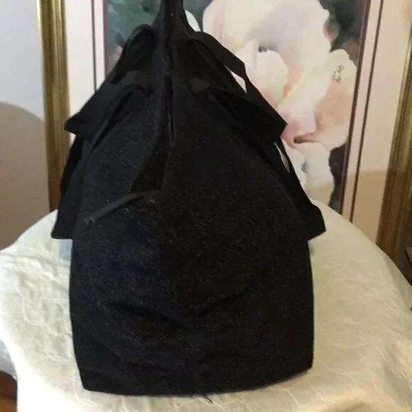 Wild Fable Lurex Shinning Tote Handbag - Black - Picture 2 of 6